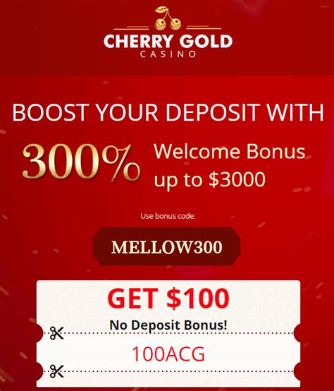 cherry gold casino no deposit codes|Cherry Gold Casino Bonus Codes & Promotions .